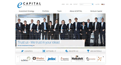 Desktop Screenshot of ecapital.de